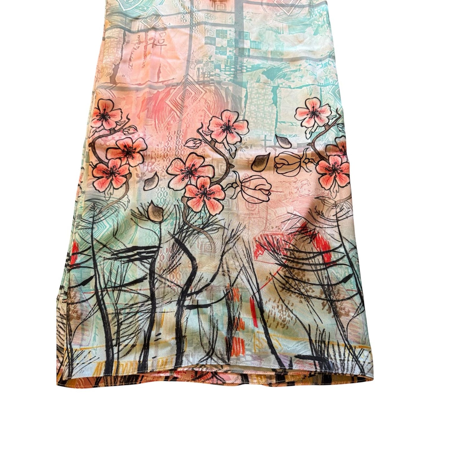Tunique / Caftan imprimée et brodée